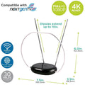 Philips Rabbit Ears Indoor TV Antenna by DailySale