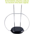 Philips Rabbit Ears Indoor TV Antenna by DailySale