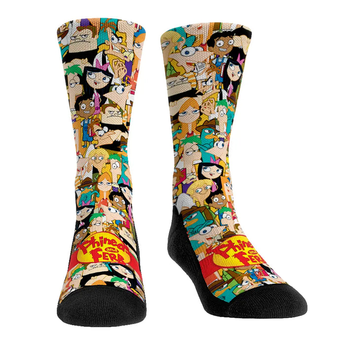 Phineas and Ferb - Stacked Characters by Rock 'Em Socks