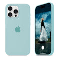 iPhone Silicone Case (Glacier Blue) by Vogueen