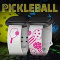 Pickleball Brights HD Fitbit Versa 3 & Sense 1 Watch Band by Affinity Bands