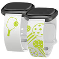 Pickleball Brights HD Fitbit Versa 3 & Sense 1 Watch Band by Affinity Bands
