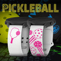 Pickleball Brights HD Watchband for Samsung, Garmin, Fossil, and More by Affinity Bands