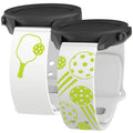 Pickleball Brights HD Watchband for Samsung, Garmin, Fossil, and More by Affinity Bands