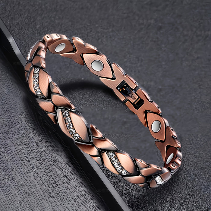 Magnetic Energy Therapy Pain Relief Copper Bracelet For Men And Women by DailySale