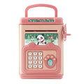 Piggy Bank Toy Cash Coin Money Saving Box with Password, Fingerprint Voice Prompt for 3+ Years Gold by DailySale