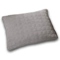 DaDa Bedding Corduroy Sherpa Backside Soft Grey Quilted Pillow Sham - 1-Piece (JHW858) by DaDalogy Bedding Collection