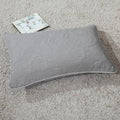 DaDa Bedding Floral Stone Wash Grey Diamond Pattern Quilted King Size Pillow Sham - 20” x 36” (JHW855) by DaDalogy Bedding Collection