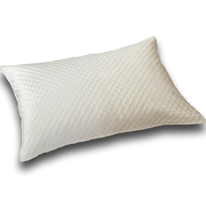 DaDa Bedding Dreamy Soft Velvet Ivory White Velour Quilted King Pillow Sham, 20” x 36” (JHW861) by DaDalogy Bedding Collection