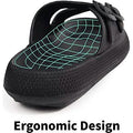 Pillow Sandals Thick Sole Adjustable Buckles EVA Cloud Slides Slippers by DailySale