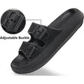 Pillow Sandals Thick Sole Adjustable Buckles EVA Cloud Slides Slippers by DailySale