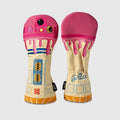 Pink Ice Cream Robot Cover by Guerrilla Golf