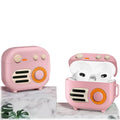 Pink Retro Radio Case - Apple AirPods (3rd generation) by Zerodamage Sahara Case LLC