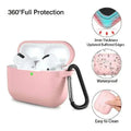Pink Rose Case Kit - Apple AirPods Pro (1st Generation) by Zerodamage Sahara Case LLC