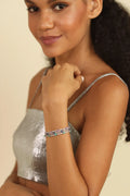 Pink Sapphire Adjustable Bracelet by Fine Color Jewels
