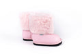 Pink Velvet Barefoot Ankle Boot Topper | Ozznek Removable Sole Shoes by ozznekshoes