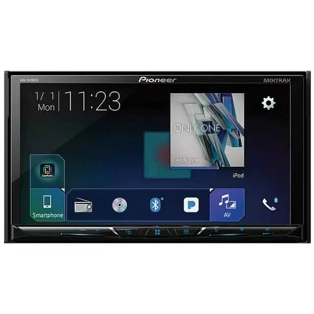 Pioneer AVH-2400NEX 7" Double-DIN In-Dash NEX DVD Receiver With Motorized Display, Bluetooth, Apple Carplay, Android Auto & SiriusXM Ready (Refurbished) by DailySale