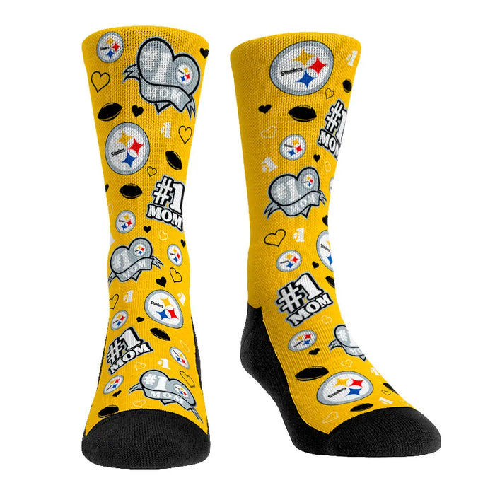 Pittsburgh Steelers - #1 Mom by Rock 'Em Socks