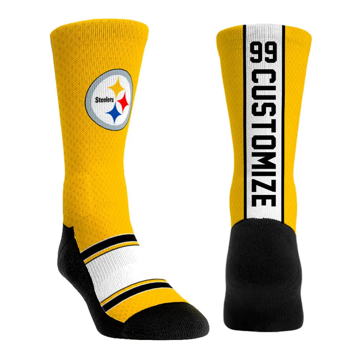 Pittsburgh Steelers - Custom Jersey by Rock 'Em Socks