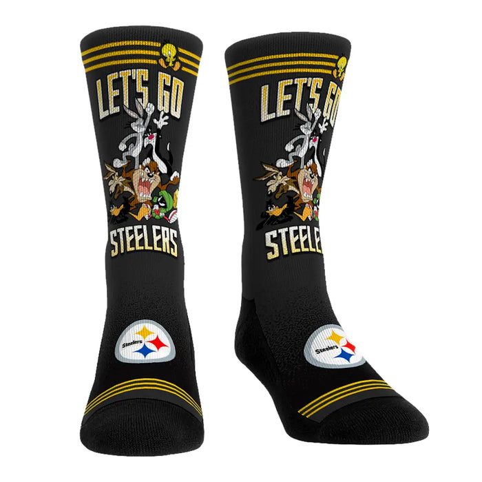 Pittsburgh Steelers - Looney Tunes - Team Pile Up by Rock 'Em Socks