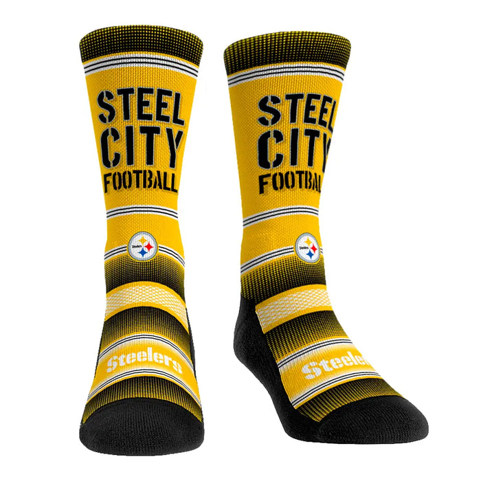 Pittsburgh Steelers - Steel City Football by Rock 'Em Socks