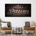Pizzeria Sign by Tailored Canvases