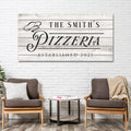 Pizzeria Sign by Tailored Canvases