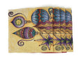 DaDa Bedding Set of 4-Pieces Starry Bohemian Lantern Ornaments Christmas Tapestry Placemats 13” x 19” (14916) by DaDalogy Bedding Collection
