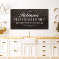 Plant Based Kitchen Sign by Tailored Canvases