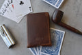 Playing Cards With Leather Sleeve by Kiko Leather