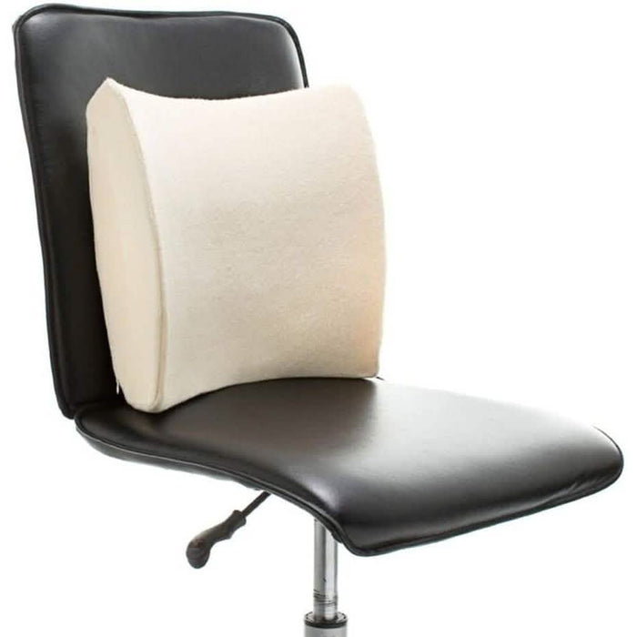 Pleasure Pedic Therapy Lumbar Memory Foam Cushion Pillow with Velour Cover by DailySale
