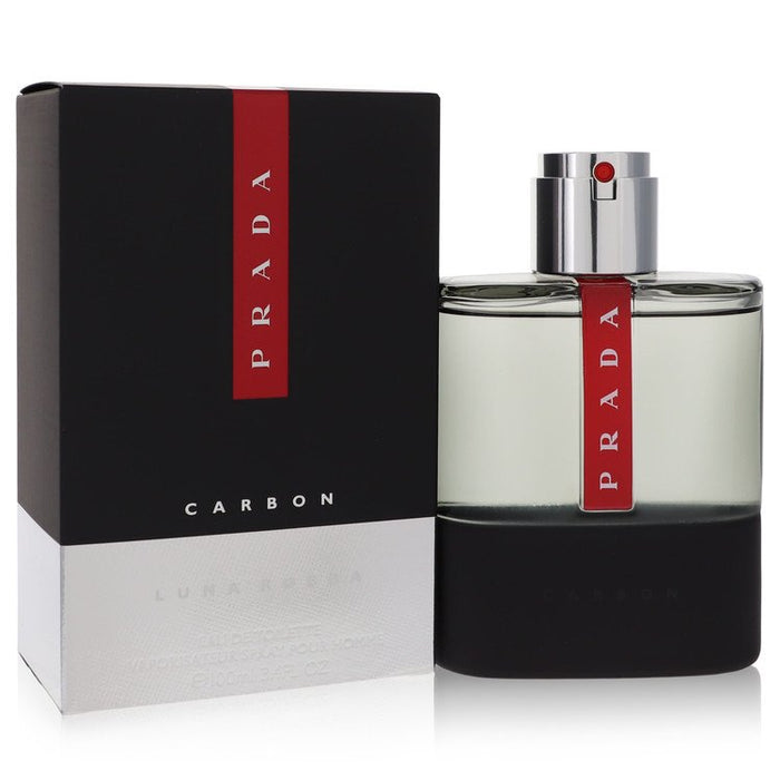 Prada Luna Rossa Carbon by Prada Eau De Toilette Spray 3.4 oz for Men by Avera Group