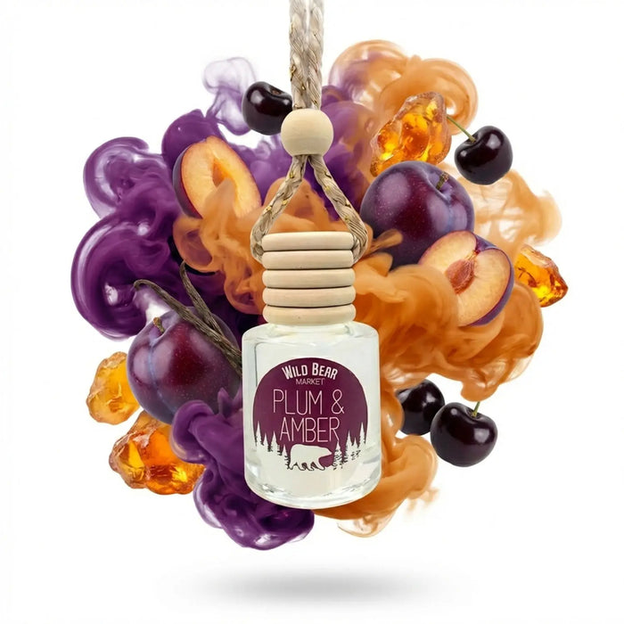 Plum & Amber Car Freshener by Wild Bear Market