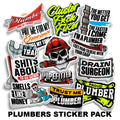 Plumbers Sticker Pack by Armed American Supply