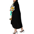 Plus Size Dress Color Block Loose Shirt Dress by DailySale