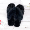Plush Cross Band Slippers by DailySale