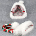 Plush Knitted Christmas Hat by DailySale