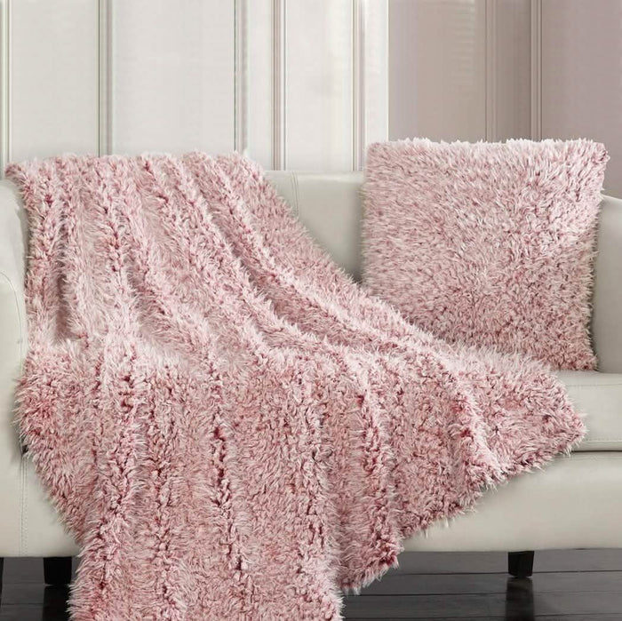 Plush Throw Blanket and Pillow Set by DailySale