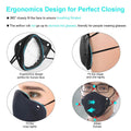 PM2.5 Mouth Nose Disconnect-type Reusable Washable Silicone Mask by DailySale
