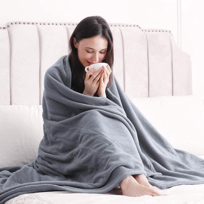 Polar Fleece Full Body Warming Premium Microfiber Sofa Blankets by DailySale