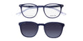 Police Vplf02 Groove 2 Clip-On Eyeglasses by ModaFrames