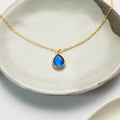 Police Wife Gemstone Necklace by Dear Ava
