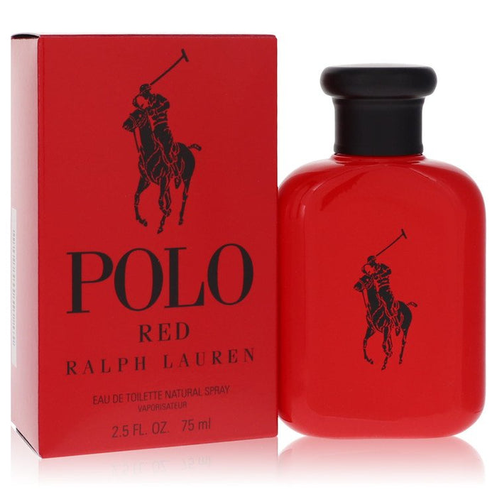 Polo Red by Ralph Lauren Eau De Toilette Spray 2.5 oz for Men by Avera Group