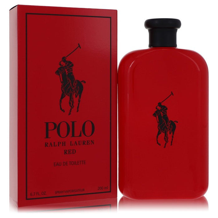 Polo Red by Ralph Lauren Eau De Toilette Spray 6.7 oz for Men by Avera Group