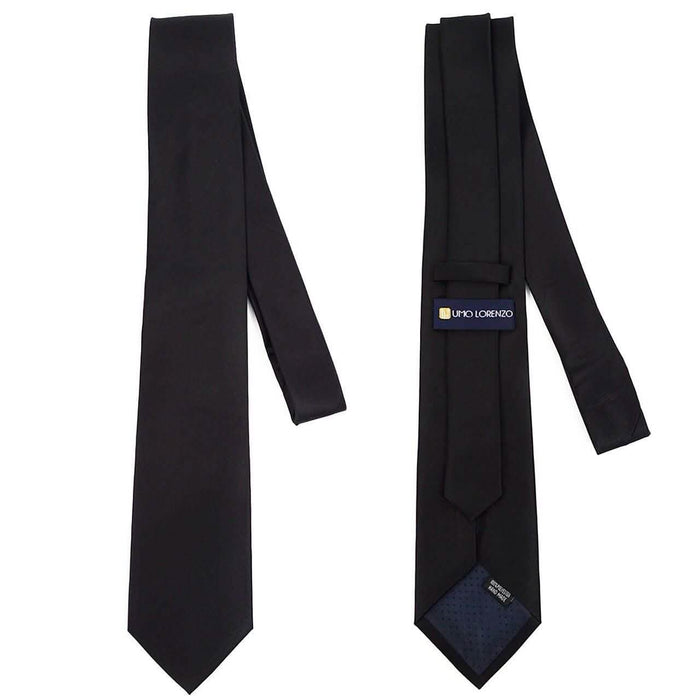 Poly Solid Satin Tie by DailySale