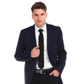 Poly Solid Satin Tie by DailySale