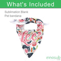 Polyester Pet Bandana by INNOSUB USA