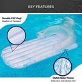 Pool Float for Adults Inflatable Lounge Chair Recliner for Swimming/Tanning by DailySale