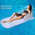 Pool Float for Adults Inflatable Lounge Chair Recliner for Swimming/Tanning by DailySale