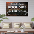 Poolside Oasis Sign by Tailored Canvases